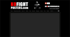 Desktop Screenshot of kofightposters.com