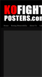 Mobile Screenshot of kofightposters.com