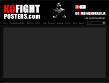 Tablet Screenshot of kofightposters.com